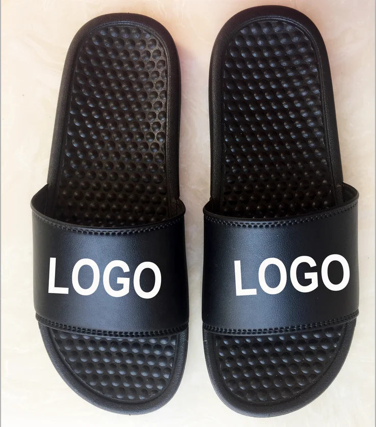 Blank Custom Slides Sandals With Logo 