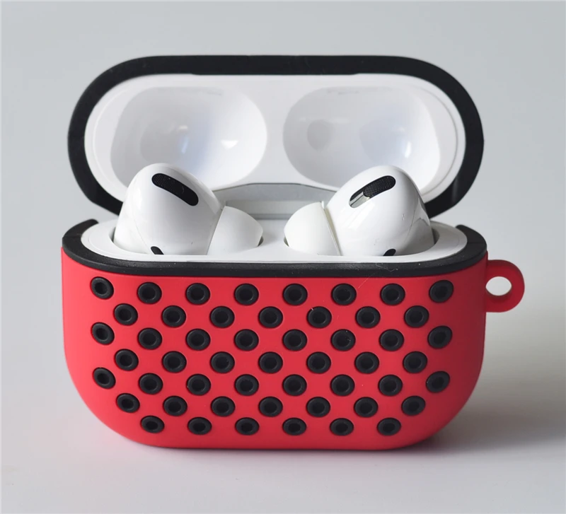 

Customized Wireless Double Layer Silicon Honeycomb Earphone Case Cover for Airpods pro