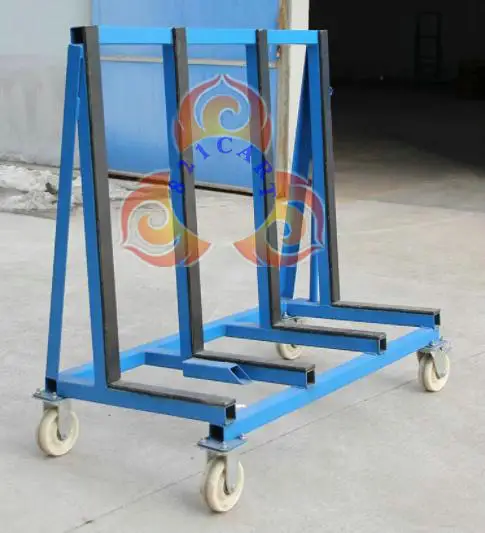 
glass trolley cart for glass and granite and stone and marble transfer 