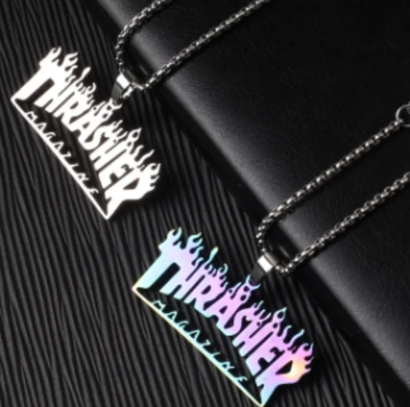 

Fashion Personality Necklace Hip-hop Necklace Does Not Fade Titanium Steel Necklace for Women, Multi color