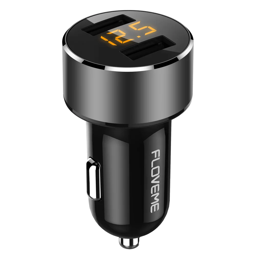 

Free Shipping 1 Sample OK FLOVEME Amazon Hot Sales 5V 3.6A Bullet USB Dual Car Charger