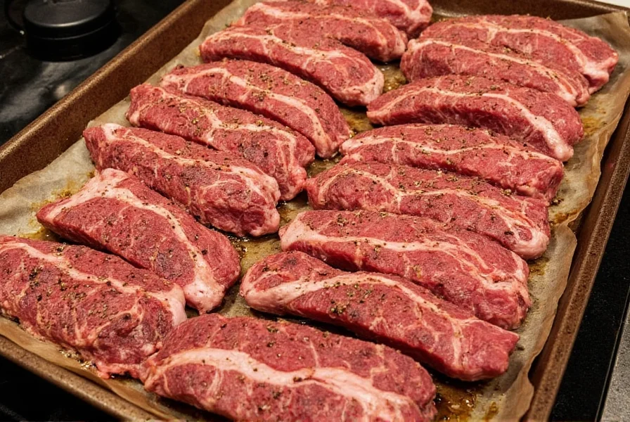 Grilled steak with herbs