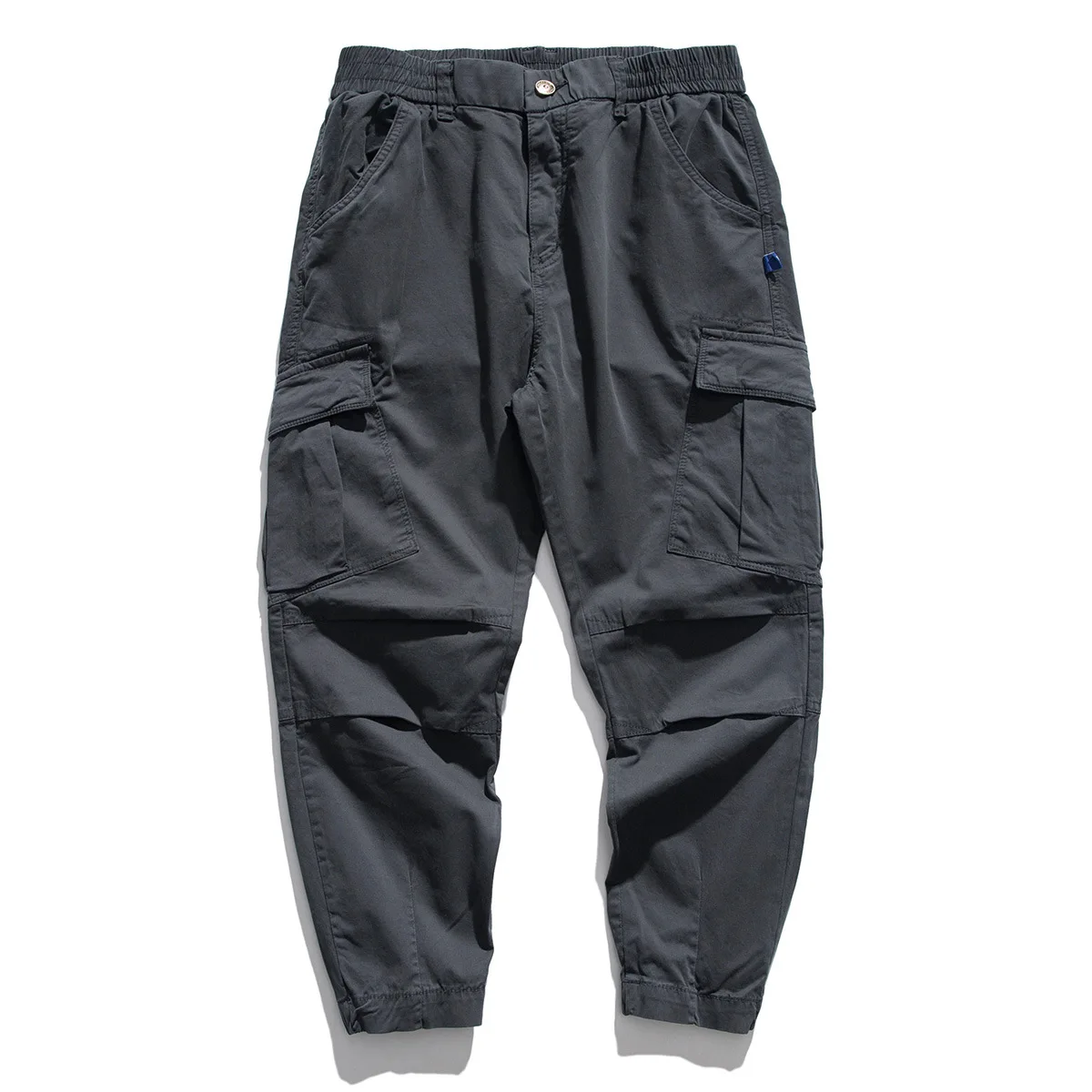 

Fall 2021 Fashion multi-pocket cargo casual pants for men, Black,gray,green,yellow