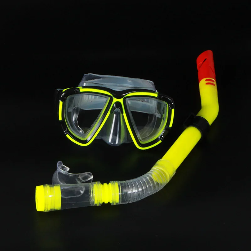 

Export foreign trade swimming goggles silicone diving goggles breathing tube set diving frog goggles swimming equipment