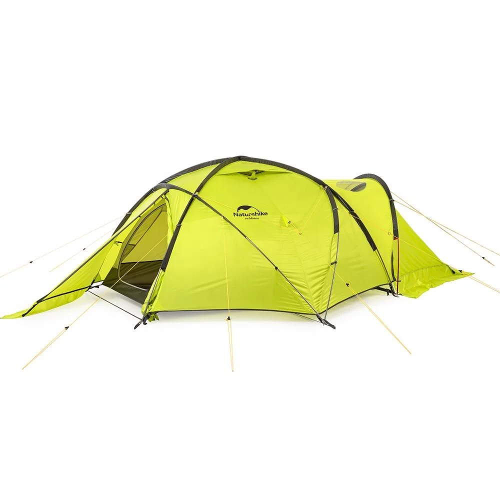 

Naturehike outdoor camping 4 season Lgloo Alpine 2 person tent, Fluorescent green
