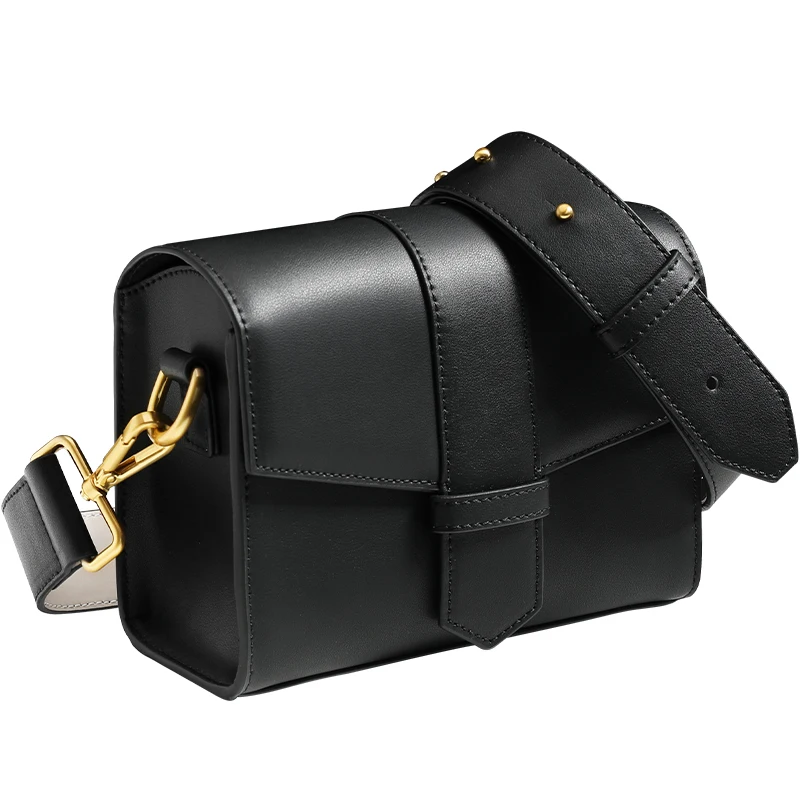 

Top quality lady fashion elegant classic square leather Crossbody handbag