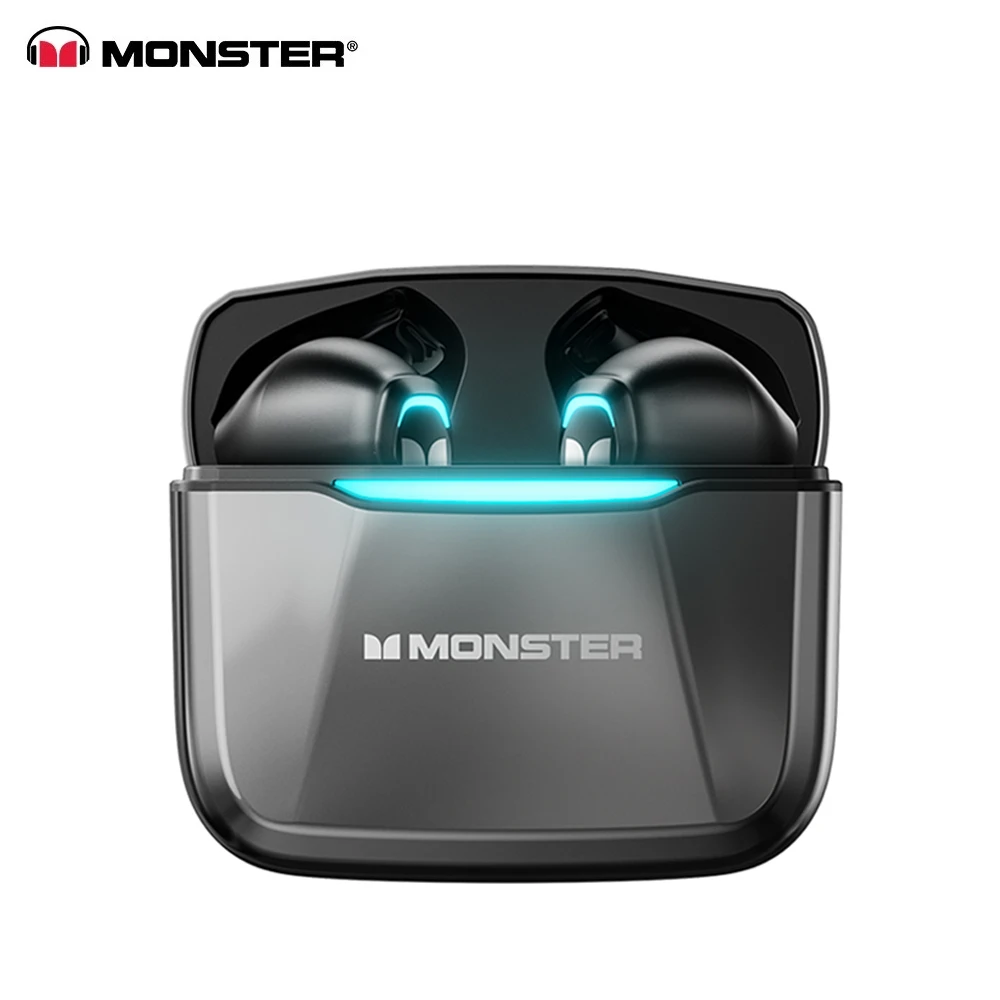 

Monster GT11 Gaming Earbuds HiFi Music Wireless BT5.0 Earphone With Mic Headphones 500mAh Sports Headset Metal charging box