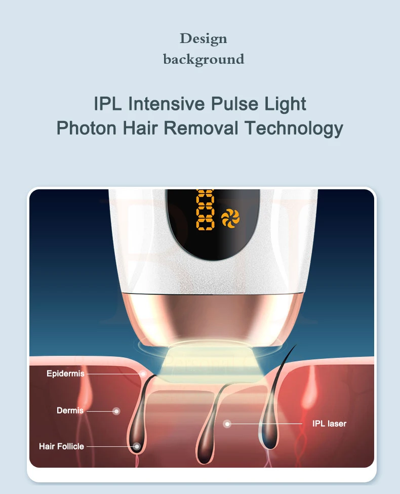 دستگاه لیزر از بین بردن موهای زائد 999999 شات IPL
