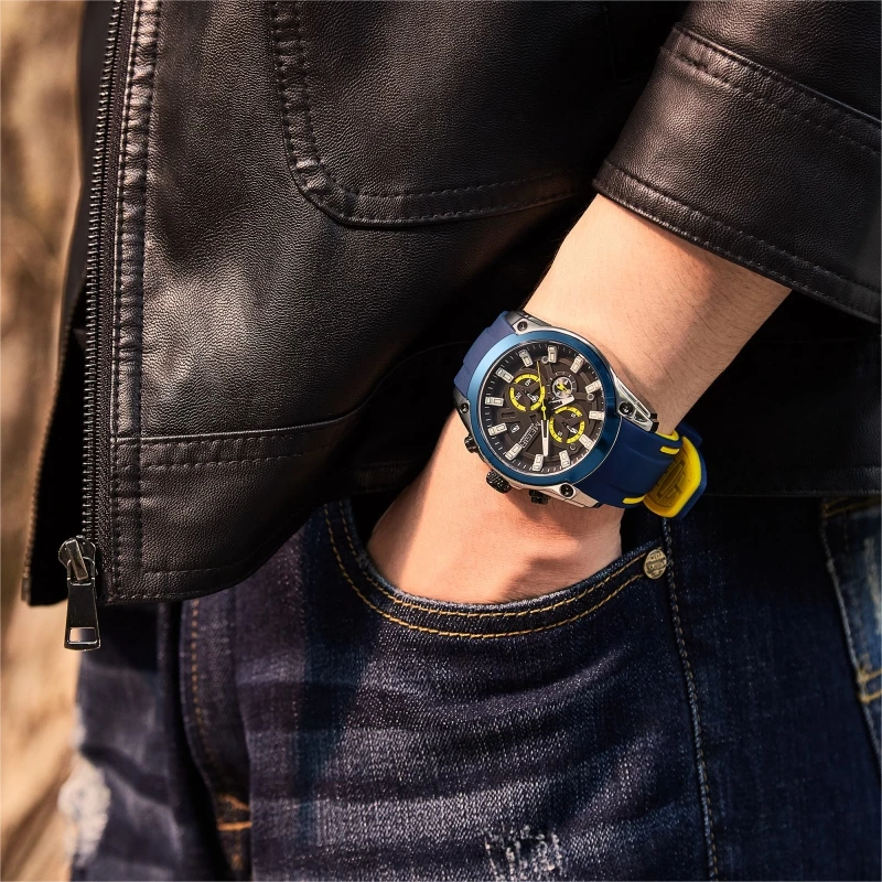 

wristwatch reloj watches men wrist luxury dropshipping oem watch luxury chronograph mens watch