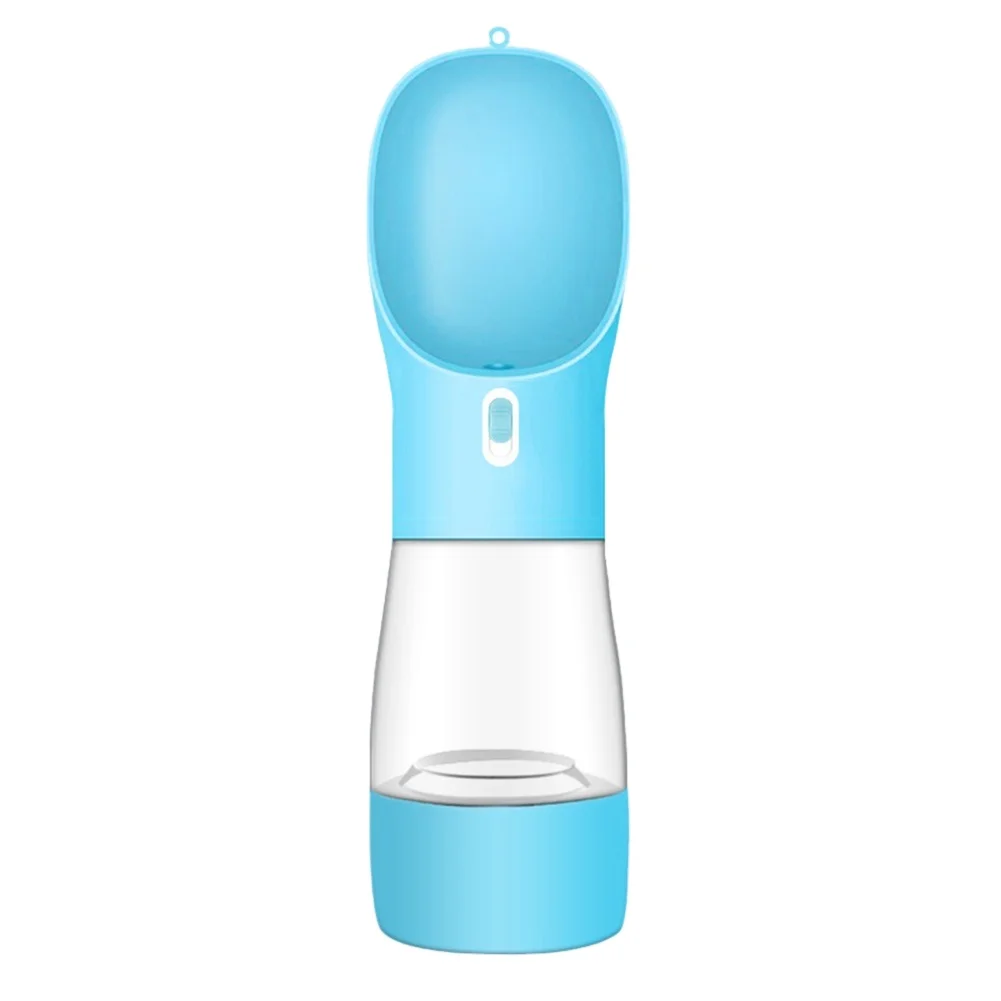 

Custom Logo Outdoor Plastic Travel Drink bowl Portable waterproof Pet Food Feeder Dispenser Dog Water Bottle, As picture