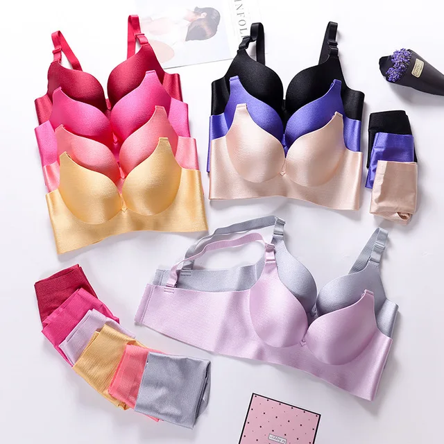 

Wholesale womens multicolor bra and panty panties sets Seamless sexy bra & brief sets