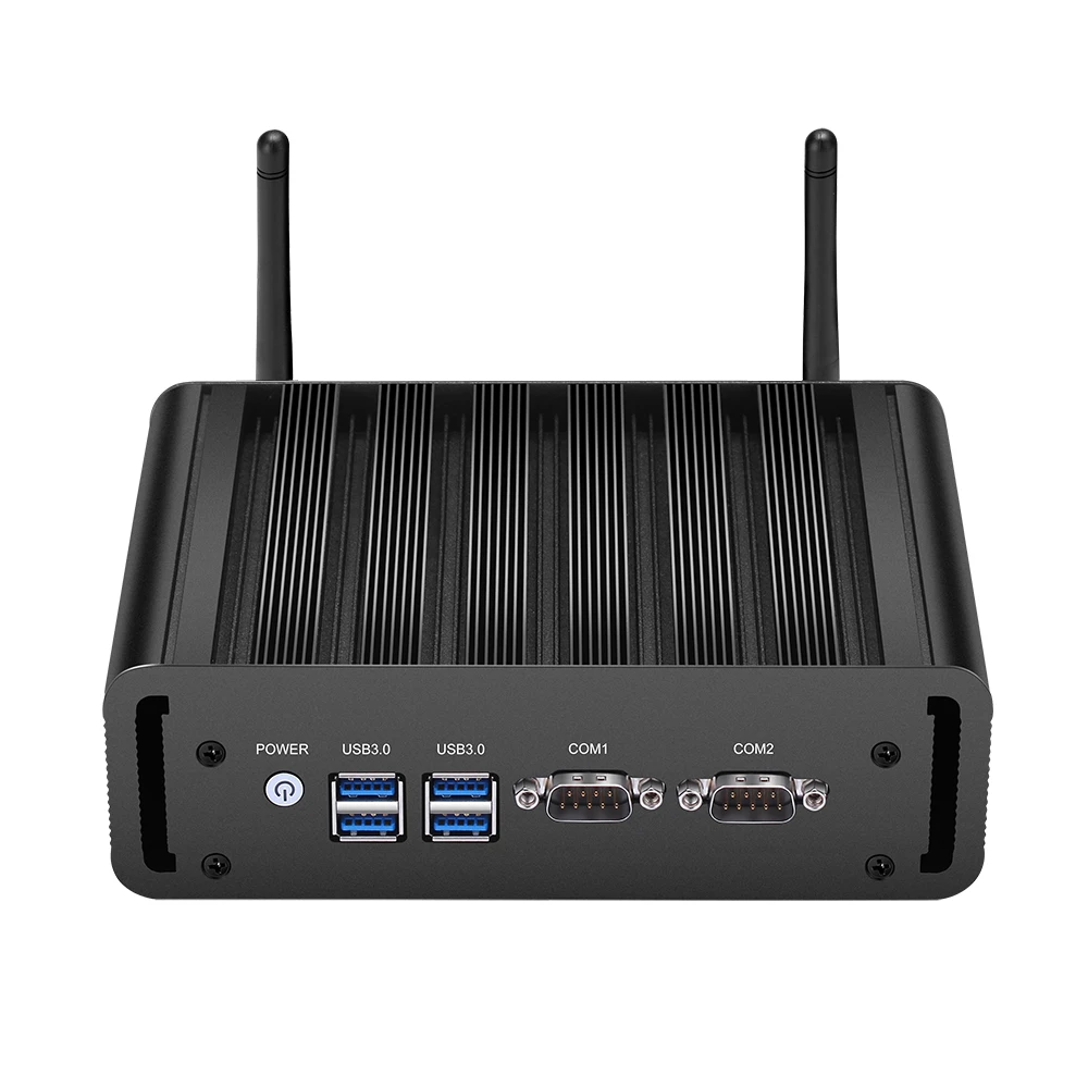 

i9 6200 CPU PC Industrial mini fanless box pc 4lan 6USB HD port 5th 6th 7th generation USB3.0 4G 5G SIM card module win10