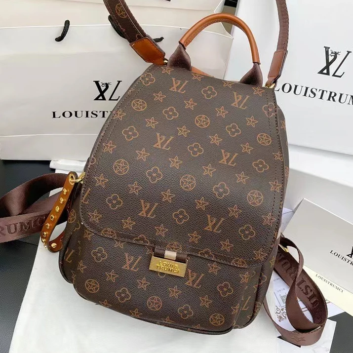 

Louis Pvc Luxury Waterproof Backpack Physiological Curve Back High Quality Backpack