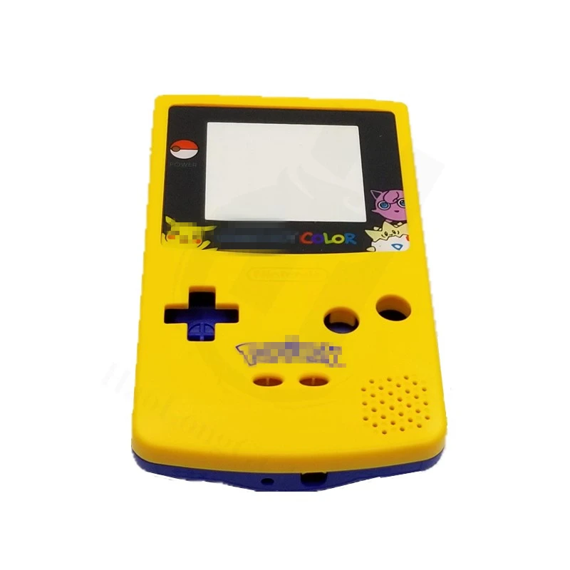 

DIY Game Case For P0kem0n Limited Edition Yellow Blue Housing Shell Cover Case Replacement For Gameboy Color for GBC