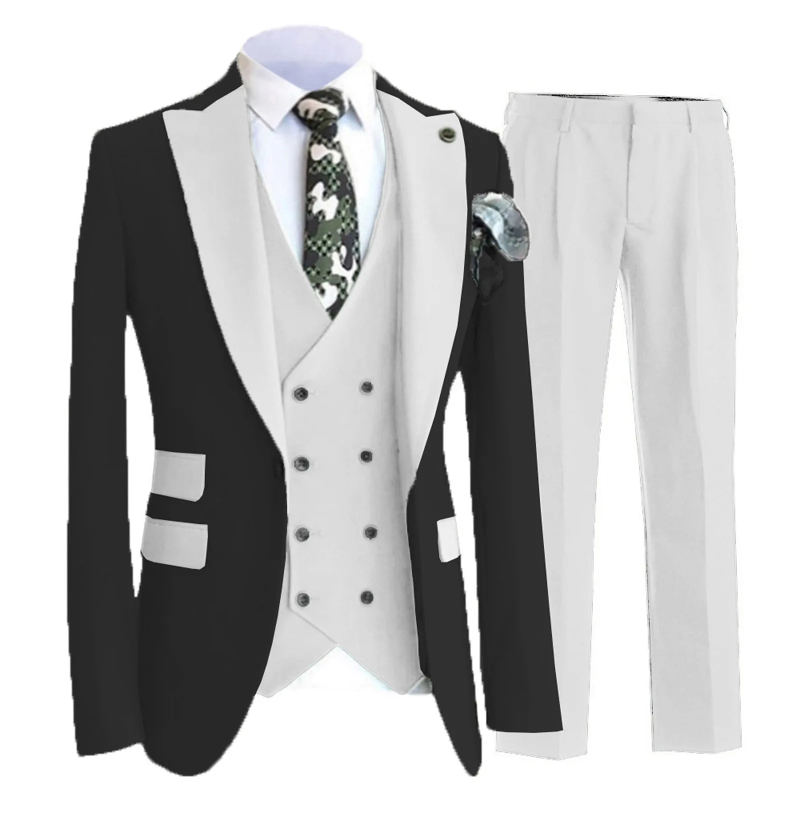 

2022 Custom Business Suits Men Casual Suit Terno Masculin Wedding Groom Tuxedos Suits For Men 3 Pieces