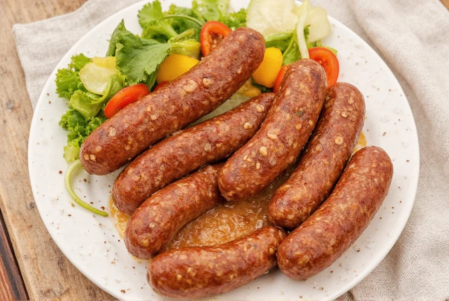 Fresh ground breakfast sausage with herbs
