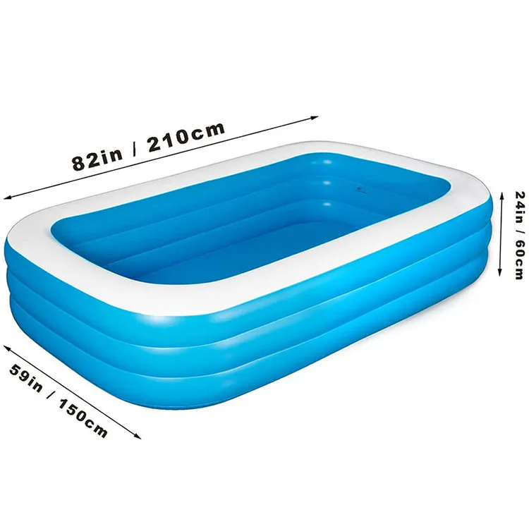 

wholesale factory rectangular inflatable swimming pool