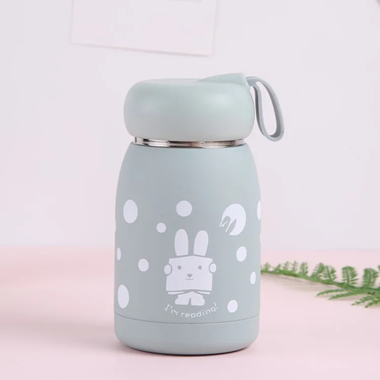 

Lovely Custom Logo 304 Stainless Steel double Layers Vacuum Tumblers Thermos Cup Insulated Water Bottle Flask