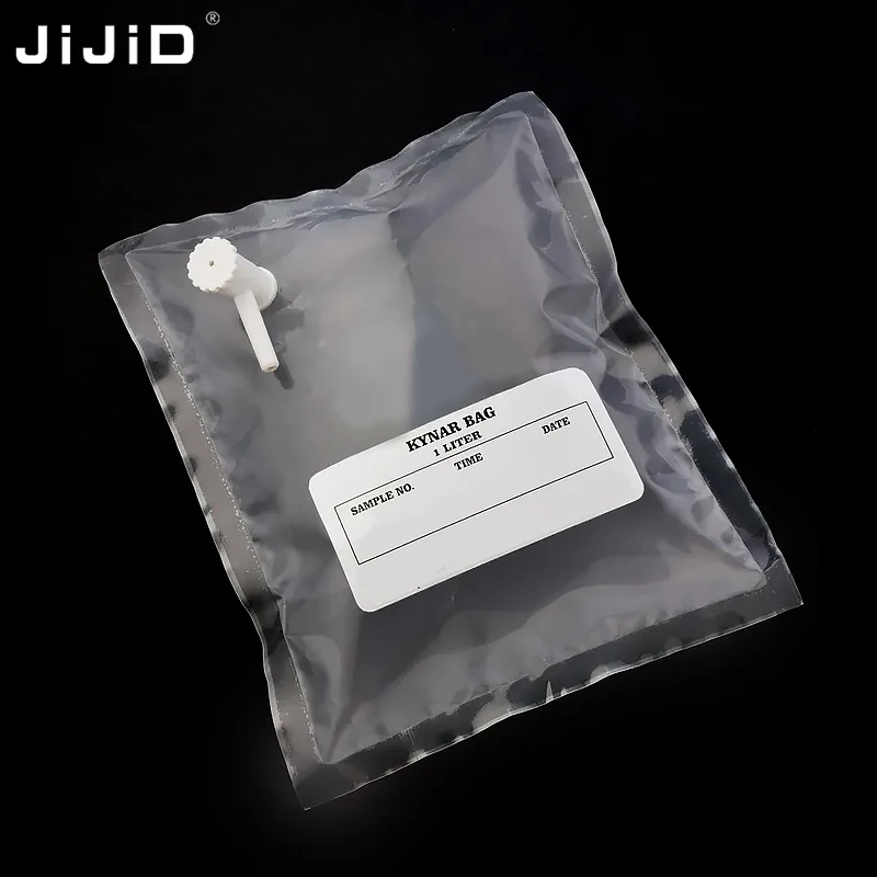 

JiJiD 0.2l 0.5l 1l 2l 3l 5l 10l 15l 20l Pvf Gas Sampling Bag With Valve For Corrosive Gas