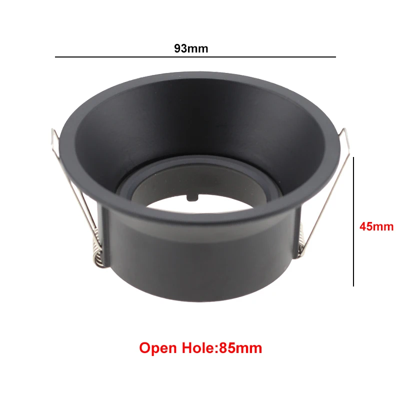 Factory Price Led Housing Aluminum Led Recessed Down Light Round Housing For Lamps