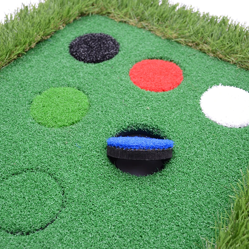 Hotselling Indoor Mini Golf Practice Mats Golf Office Funny Game 6