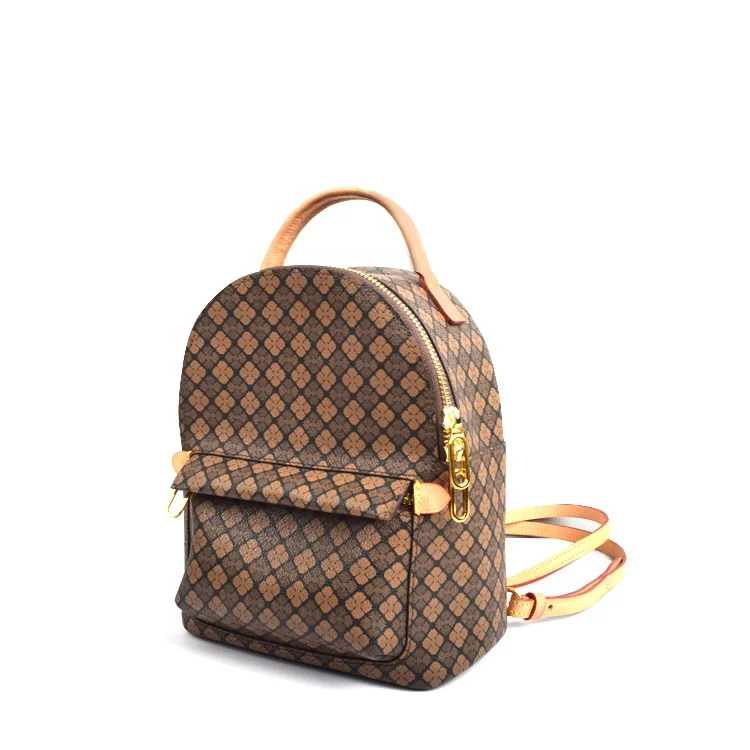 

2021 New Women's Daily Use Bag Contrast Ladies Fashion Backpack Bags