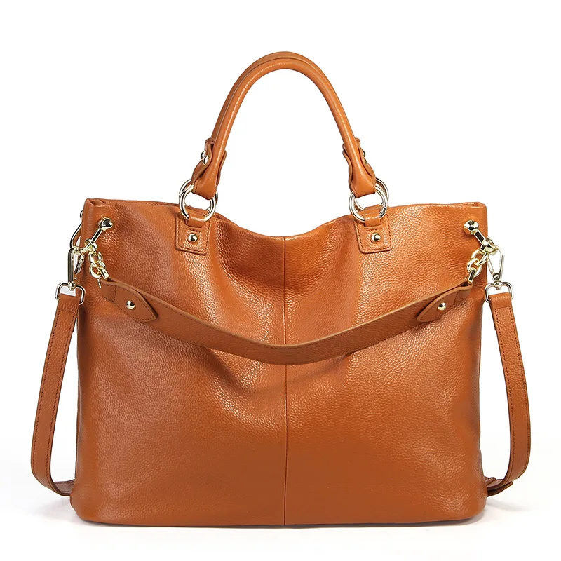 

Women's Soft Genuine Leather Tote Bag large cepecity Top Satchel Purses and Handbags Shoulder Bag for women