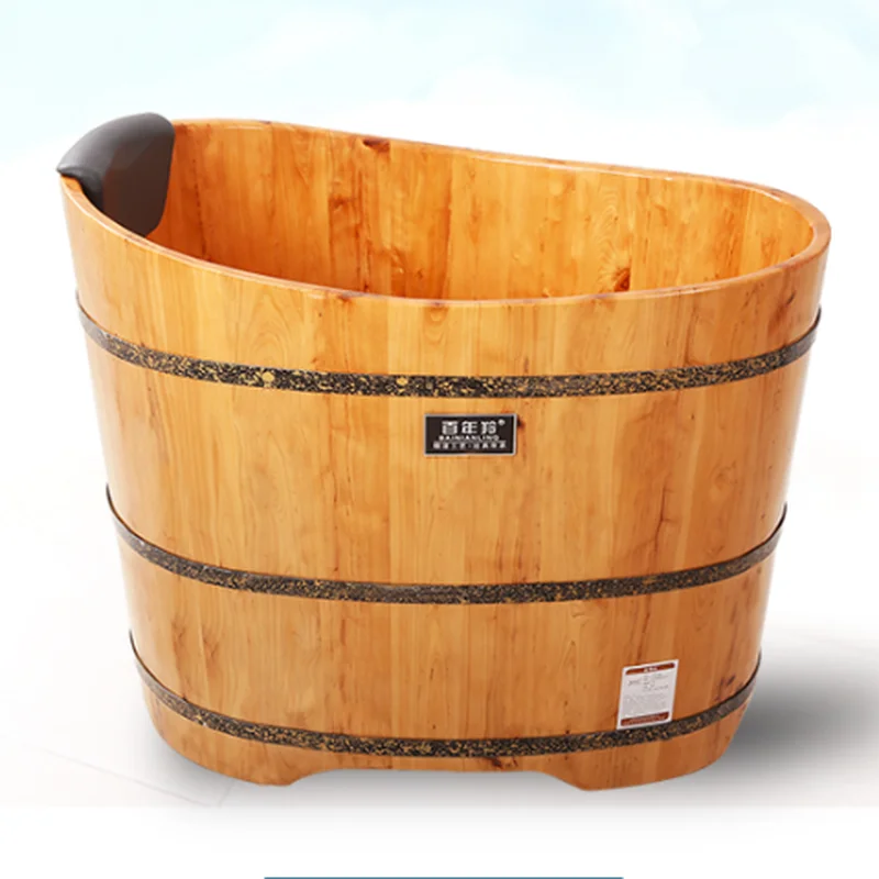 High Quality Bathtub Cask Barrel Bath Tub Solid Wood Small Cask Barrel Bath Tub Solid Wood