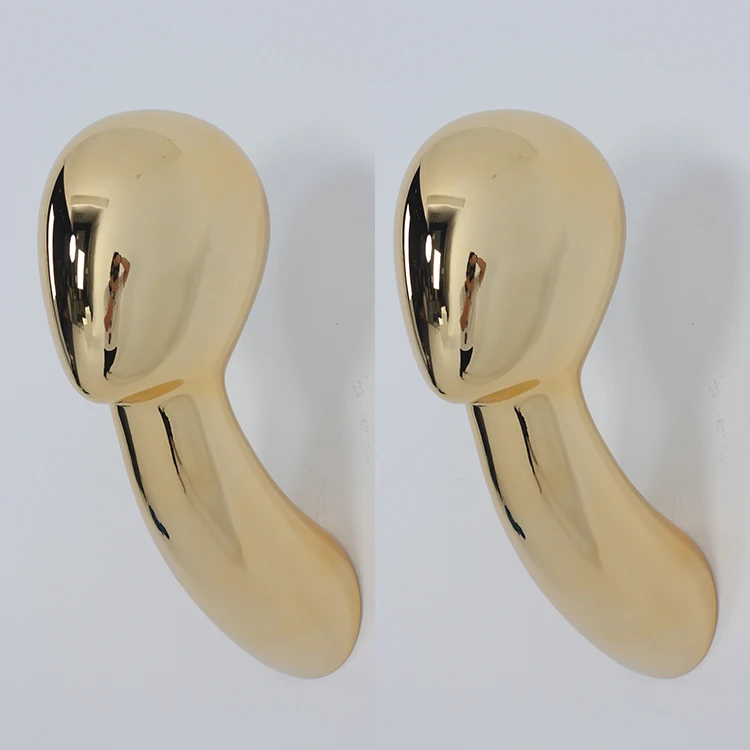 

wholesale wall mounted mannequin head egg head gold wig mannequin head, Custom,black,white,chrome gold