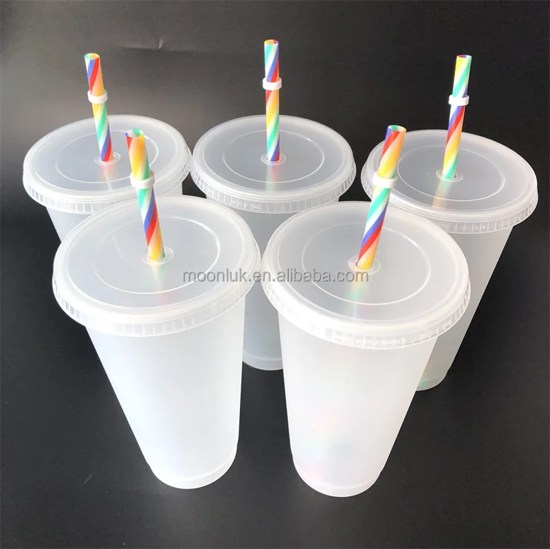 

Reusable summer frosted cold cups bulk clear tumblers in bulk
