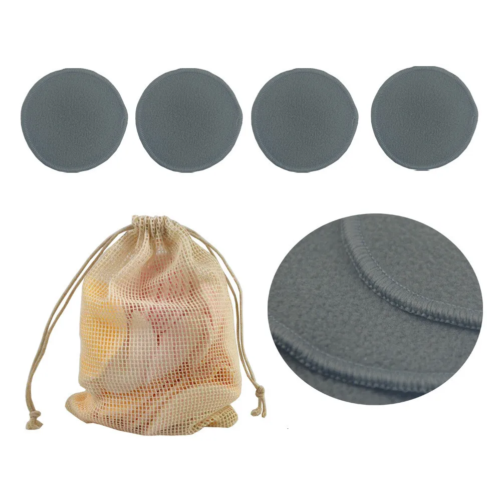 

Bamboo charcoal facial cleaning pad makeup remover cotton pads