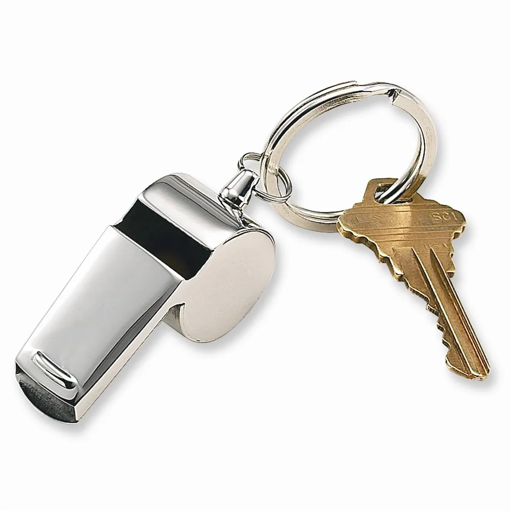 

Low Price Referee Sport Metal Durable Whistles With Key Chain