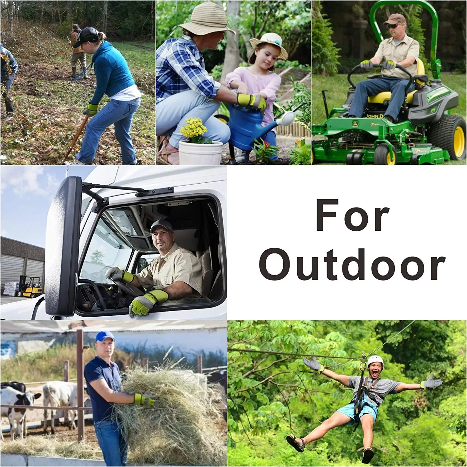 Kim Yuan Antislip Wearresistant Gardening Farm Outdoor Fishing