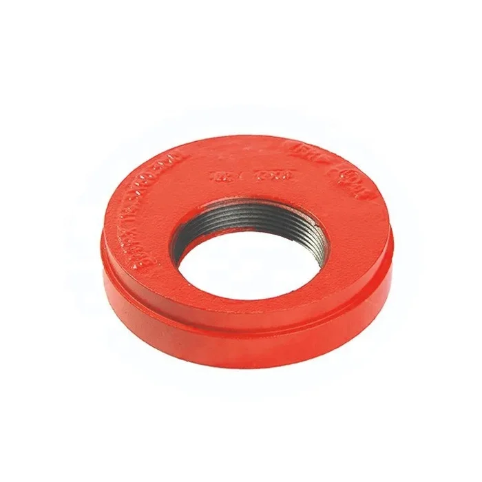 Ductile/Cast Iron Grooved Pipe Fitting End Cap with Eccentric Hole