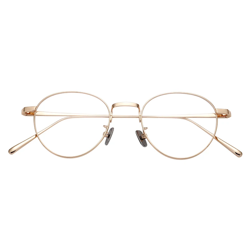 

Transparent Retro Eyewear New Design Men Metal Optical Eyeglasses Frames