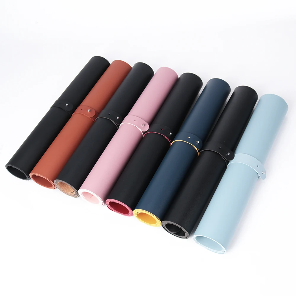 

Custom Dual-Sided Multifunctional Desk Pad Waterproof Desk Protector Leather Large Desk Writing Mat Mouse Pad