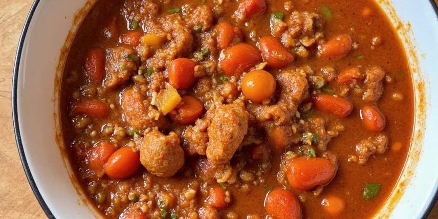 Gheimeh stew with fried potatoes