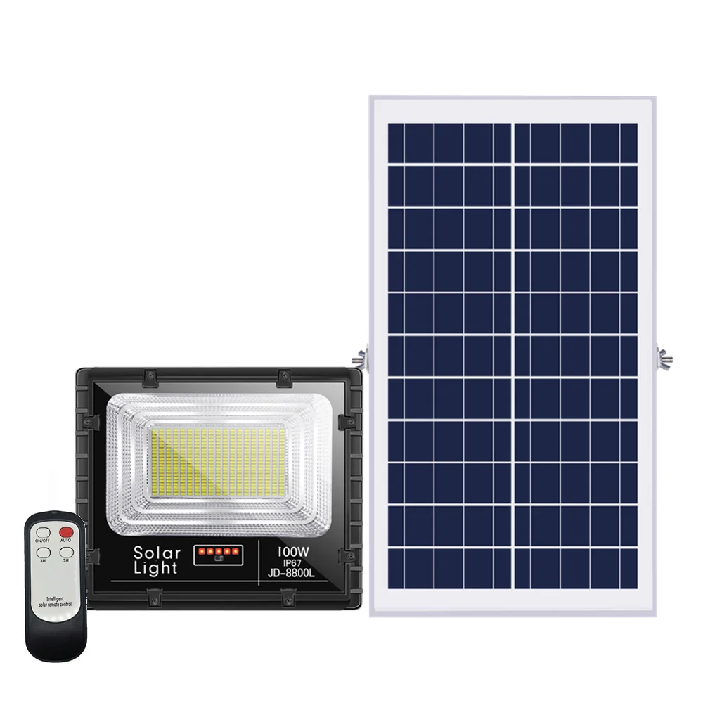 New Arrival Battery Replaceable High Bright 300W JD Solar Led Flood Light