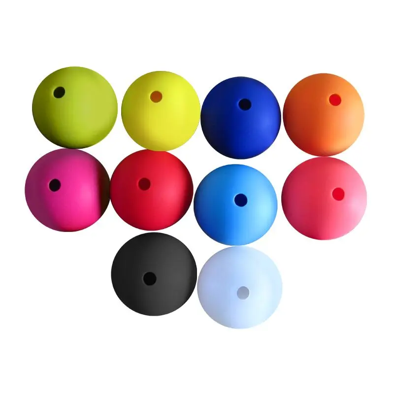 

2.4 inch Single Hole Silicone Ice Ball Maker Silicone Ice Moulds Whiskey Wine Cocktail Ice Cube Kitchen Baking Tools DIY, Dark blue,green,rose red,yellow,red,pink,white,blue,black,orange