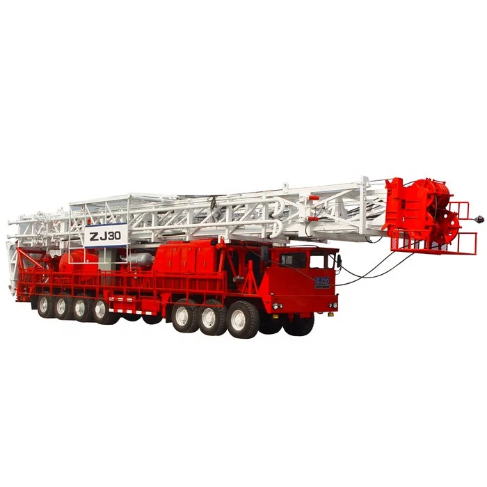 
750HP workover rig truck-mounted ZJ30 drilling rig 