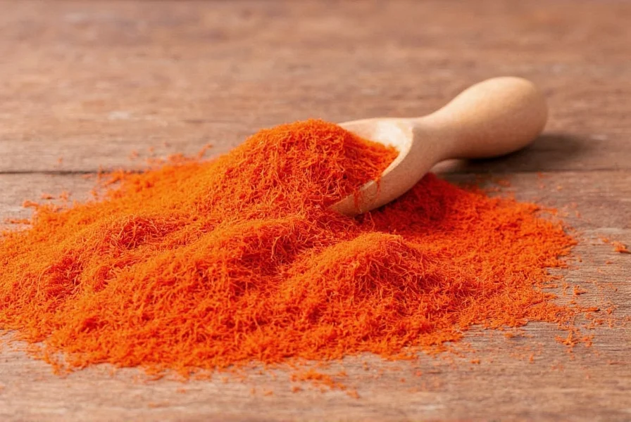 Step-by-step illustration showing proper saffron preparation: soaking threads in warm liquid, crushing with mortar and pestle, and adding to cooking