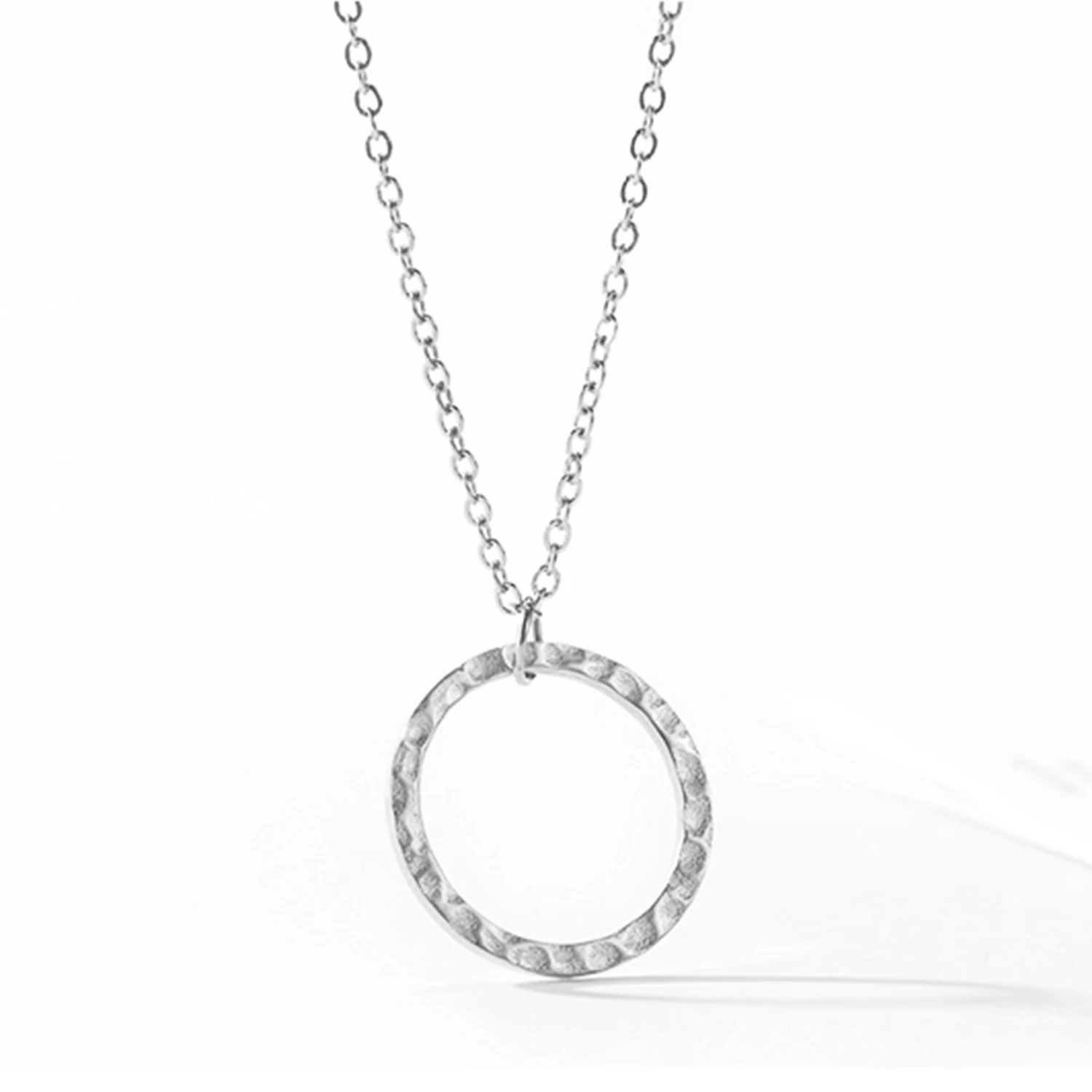 

JUJIE Minimalist Female Fashion 316L Stainless Steel Ring Pendant Necklace 14K Gold Jewelry Wholesale