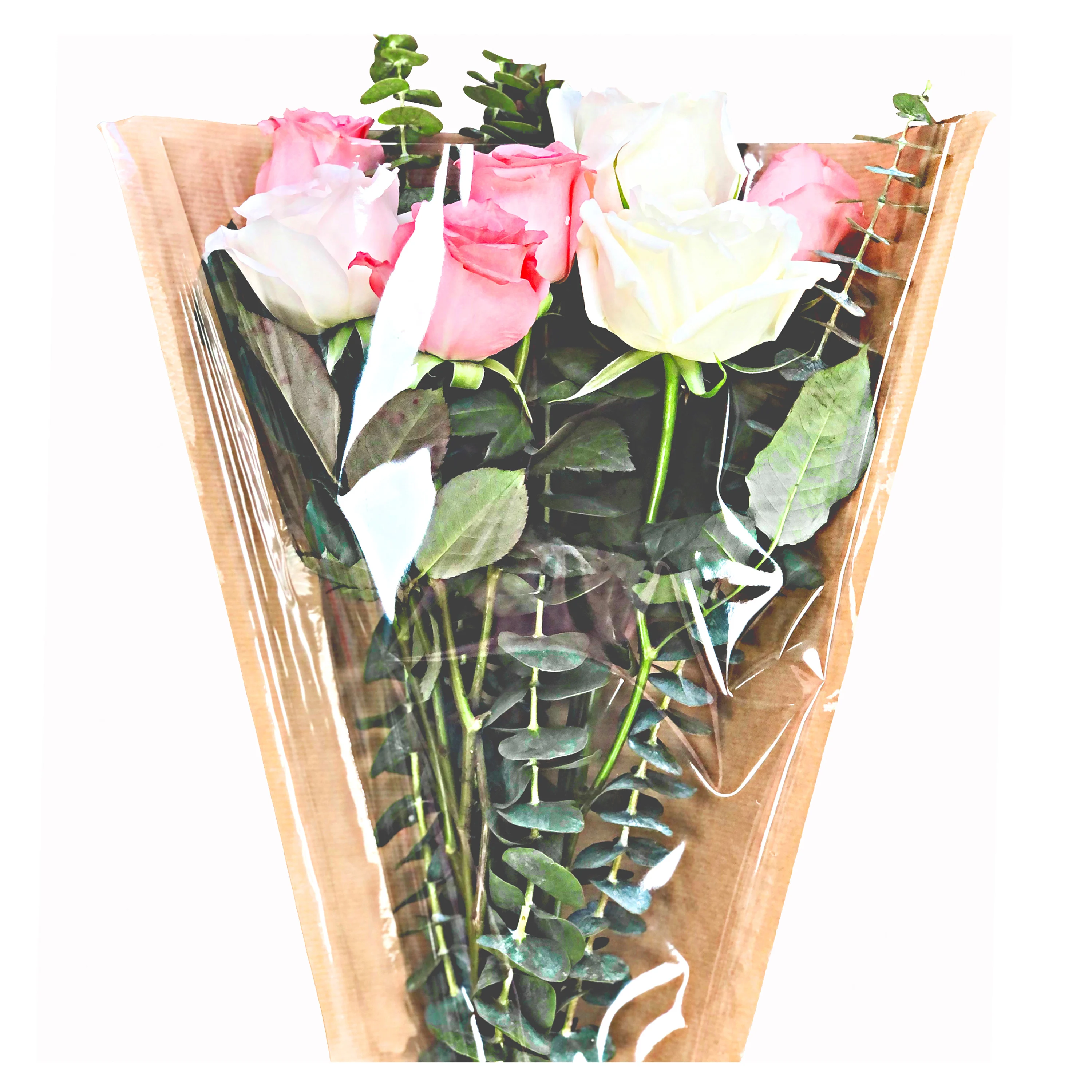 Wrap Flower Kraft Paper Flower Sleeve For Fresh Flower Buy Plastic