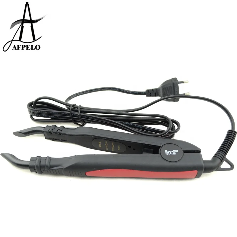 

JR-678 Pro Hair Extension Iron Keratin Bonding Tools Connector Temp Control, Black
