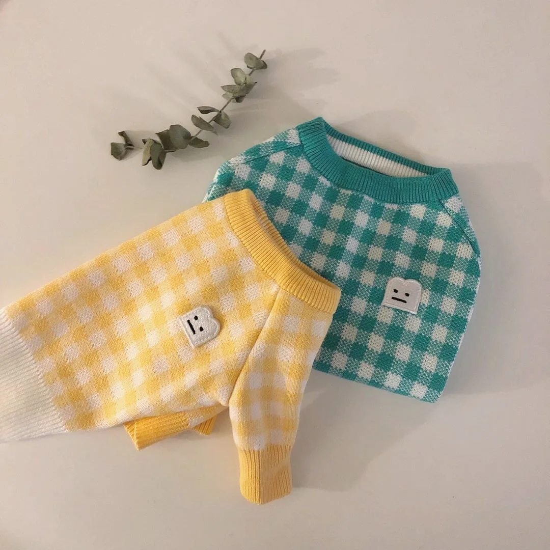

Pet Dresses Warm Soft Winter Sweater Dogs Cloth Pet Clothes Clothing, Green,yellow