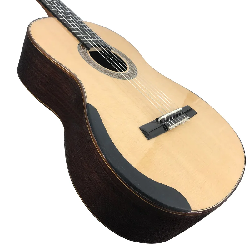 

Aiersi brand handmade Master Grade Lattice Bracing smallman Classical Guitar with violin back for Sale