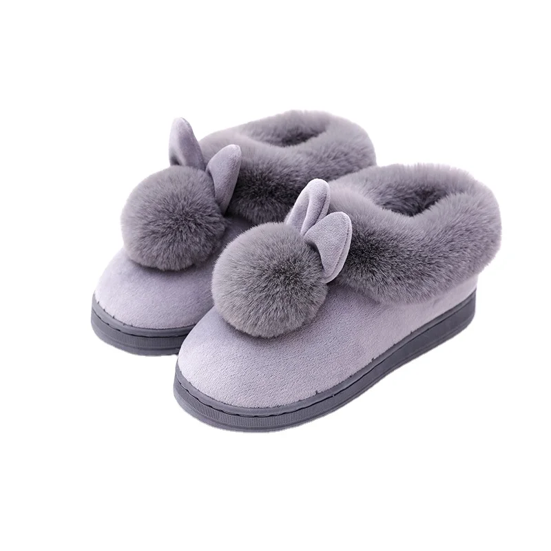 

Warm thermal new design women's slippers indoor home slippers durable 2021 winter, Picture