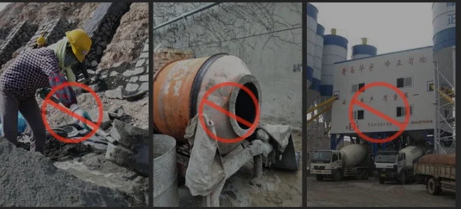 self loading concrete mixer