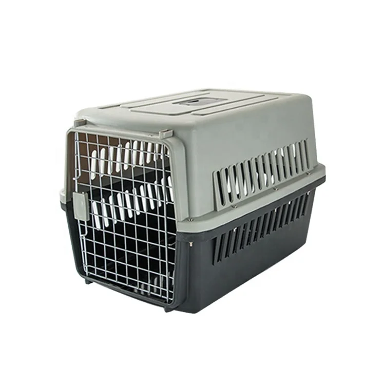 

Custom logo Large Portable Plastic Dog Luxury Durable Plastic Pet Travel Crate