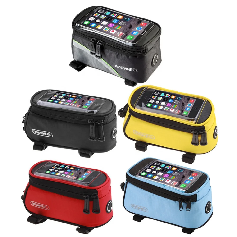 

Waterproof non-slip bicycle bag Bicycle top tube GPS saddle bag Touch screen mobile phone bag